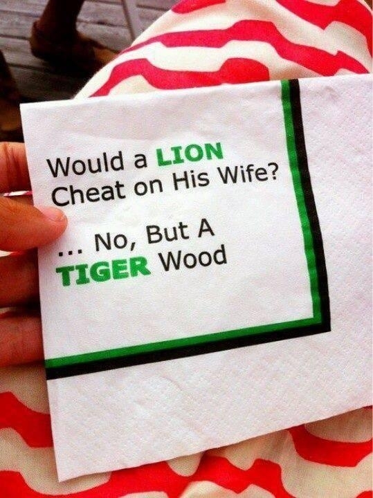 A tiger wood