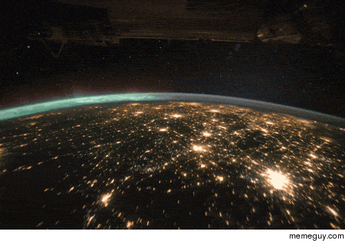 a view of Earth from the ISS