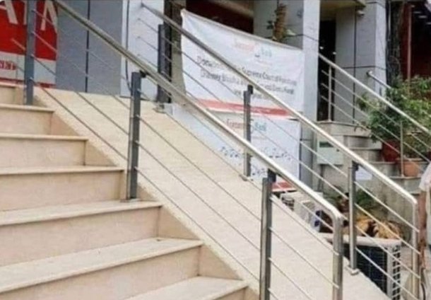 A wheelchair ramp capacity of taking to heaven