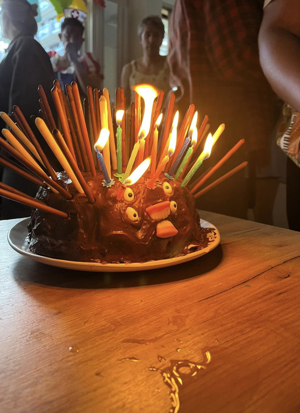 Aaand heres the cake that my friend made for my bday party last year