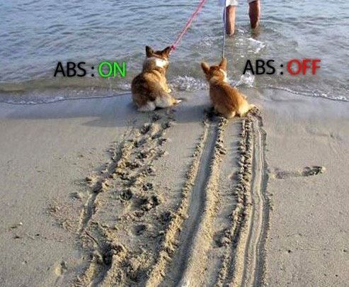 ABS ON and OFF