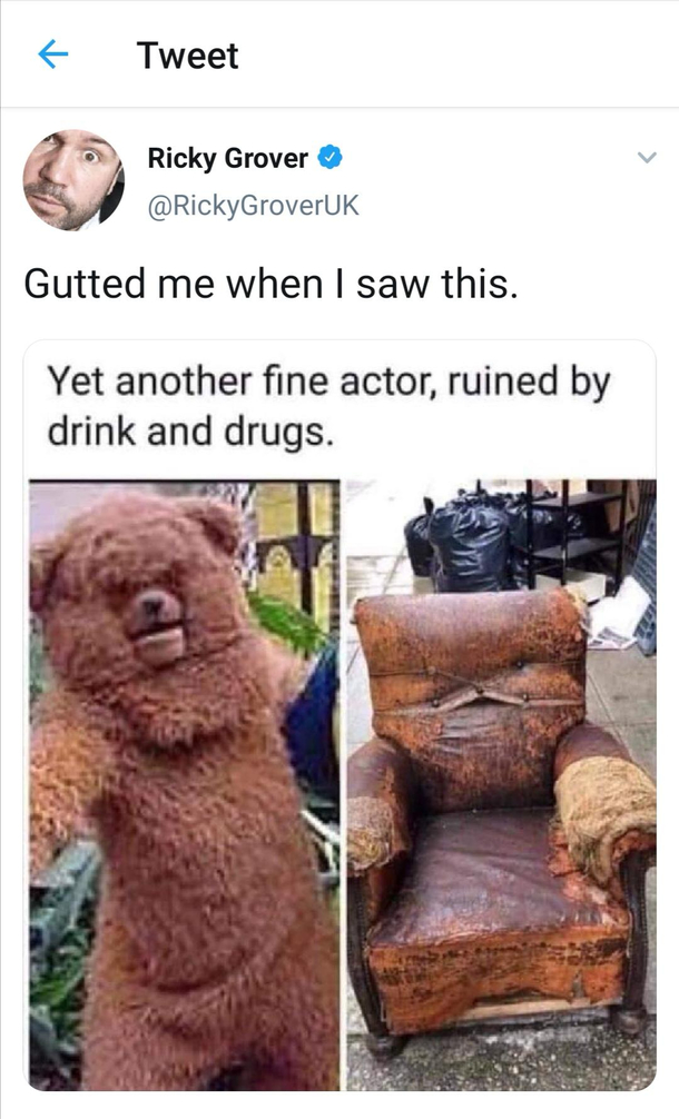 Absolutely devastated
