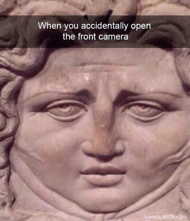 Accident from the front