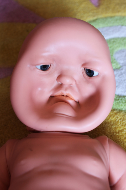 Accidentally stepped on my little sisters doll