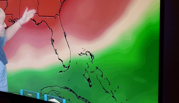 According to the current weather model as temperatures decrease Florida will become increasingly Italian