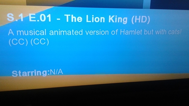 Accurate but unexpected description