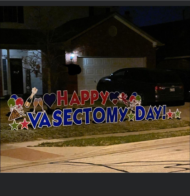Across the street from my parents housethey were not invited to celebrate