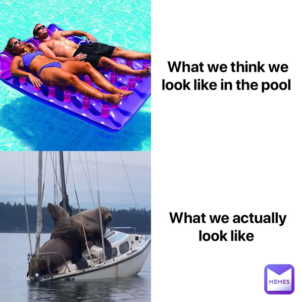 Actual footage of me in a pool