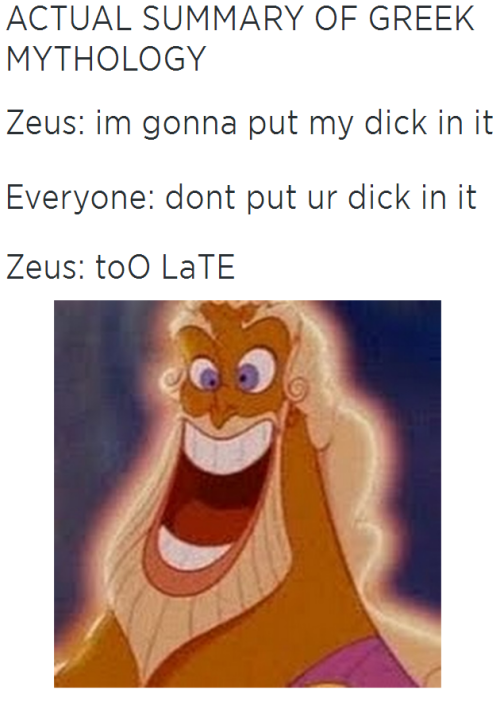 Actual Summary of Greek Mythology