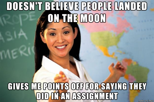 Actually she was the worst teacher I wish I were lying about this