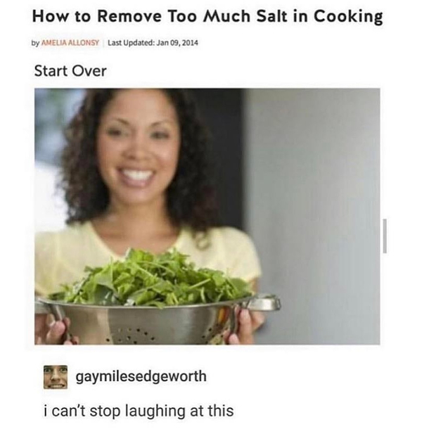 Actually you can counter it with pepper