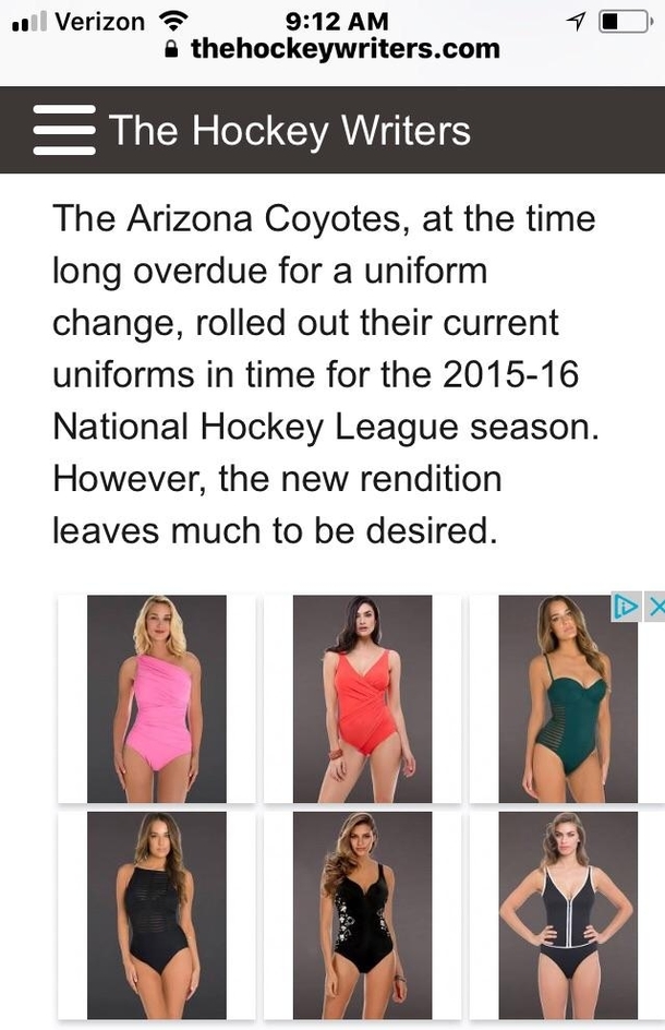 Ad popped up at wrong time