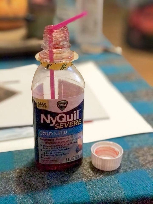 After a few days of being sick directions no longer apply