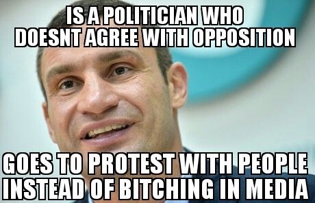 After all posts about Ukraine I have to mention good guy Vitaliy Klitchko