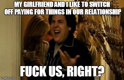 After being laughed at openly by the ticket selling employee at the movie theater when my girlfriend paid for our tickets
