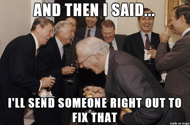After complaining about a problem to the landlord for  weeks
