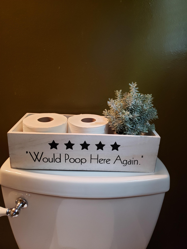 After eating WAY TOO MUCH Taco bell I totally agree with this toilet topper