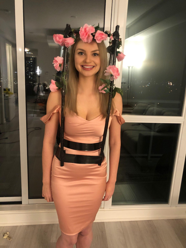 After getting hit by a car this year I thought this was the only appropriate costume for Halloween