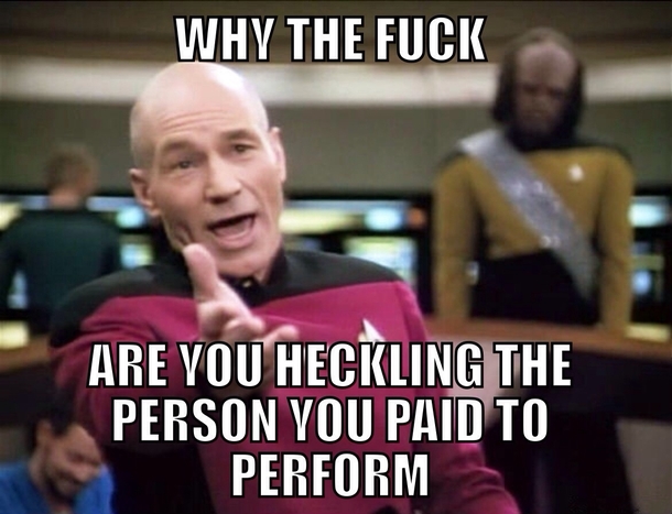 After hearing about Dave Chappelle going off stage after being heckled