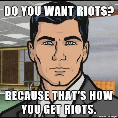 After hearing the police in Rio de Janeiro are detaining activists for future crimes one day before the World Cup starts