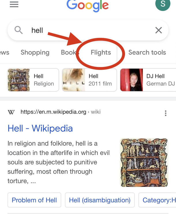 After Highway to Hell now there are Flights too