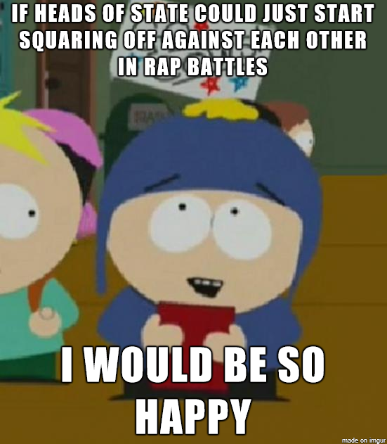 After Irans recent insulting of the White House we might as well embrace political discourse in 