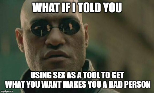 After learning sexstrike is trendingpeople shouldnt use sex as a weapon