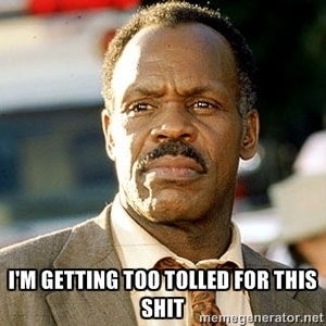 After making  return trips over a bridge in one day