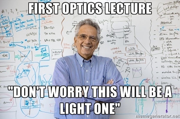 After most of the class has been in the same room for three hours