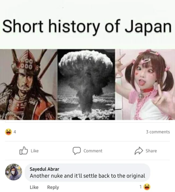 after NUKE japan