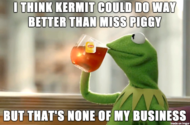 After re-watching some of the Muppets movies with my nephews