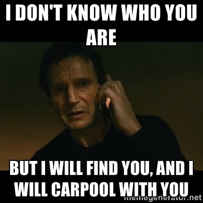 After seeing someone drive by my house then pull into the company next to where I work