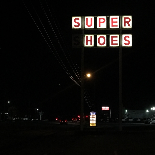 After sixteen years of driving past this sign it finally happened