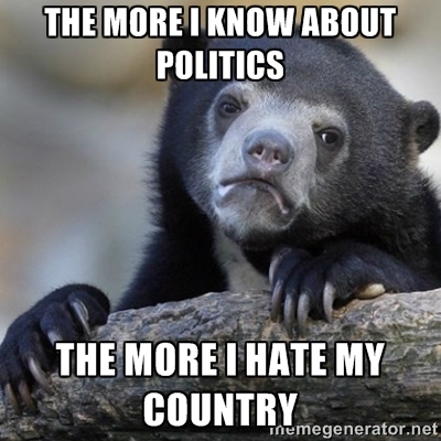 After studying American politics