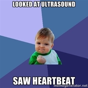 After suffering a miscarriage the first time around