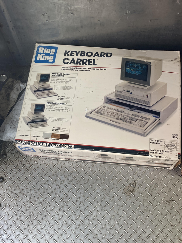 After  years in of waiting for there package they will finally get to save valuable desk space