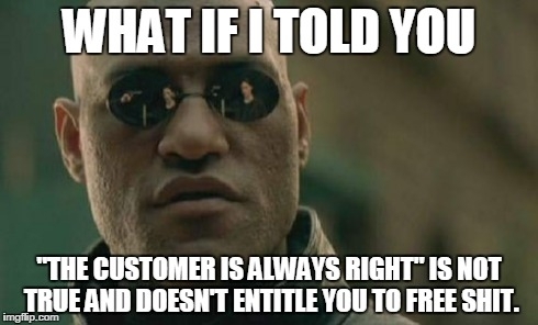 After years of working in the service industry