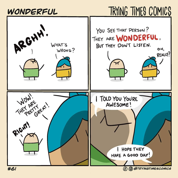 Aggressively positive oc