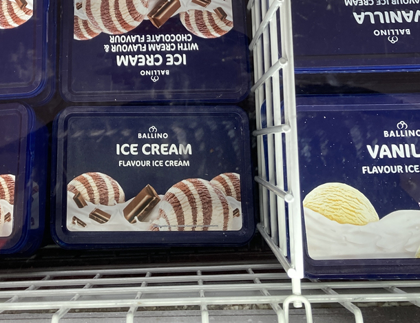 Ahh yes my favourite flavourice cream