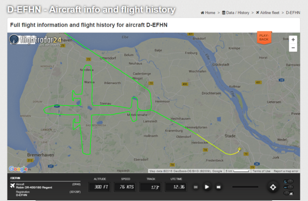 Airplane just drew a shape of an airplane flight tracker in comments