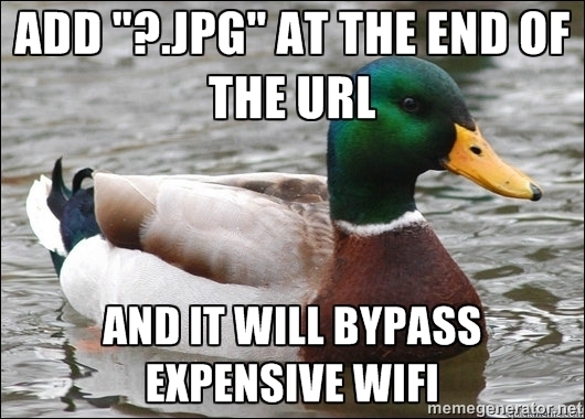Airport WiFi to expensive get it free now