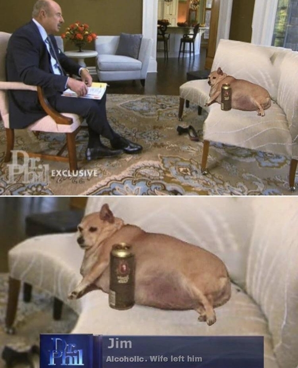 Alcoholic Wife left him
