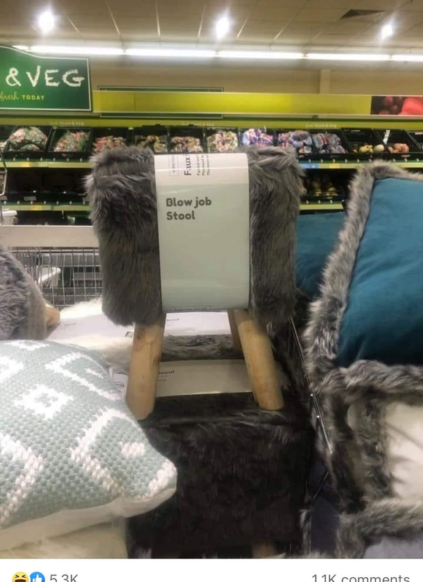 Aldi Australia are selling a blow job stool