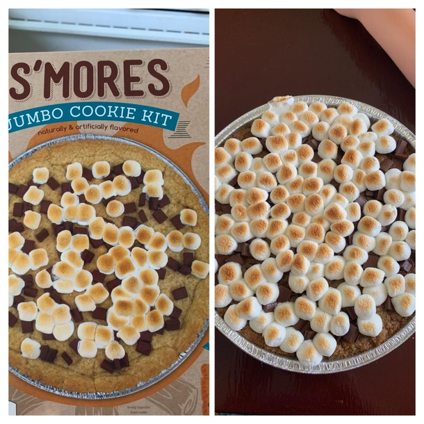 Aldi smores cookie cake for the win