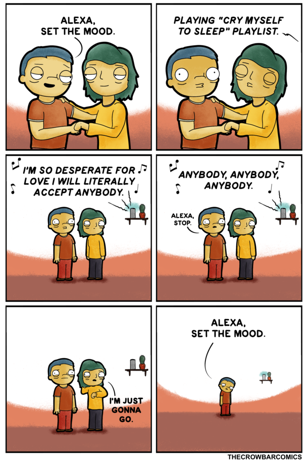 alexa set the mood