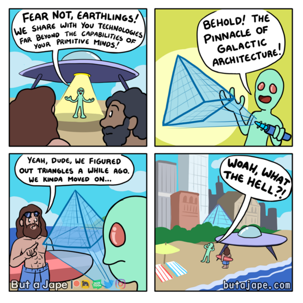 Aliens pyramids etc