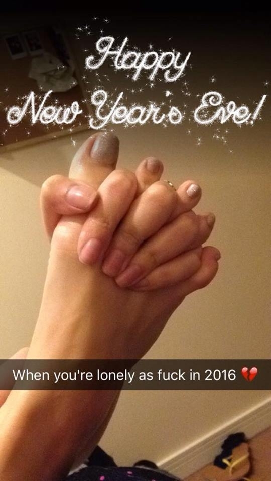 All alone for the new year