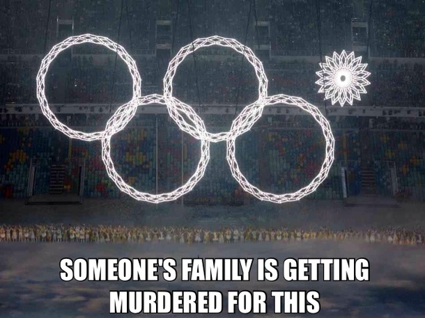 All I could think during the opening ceremonies