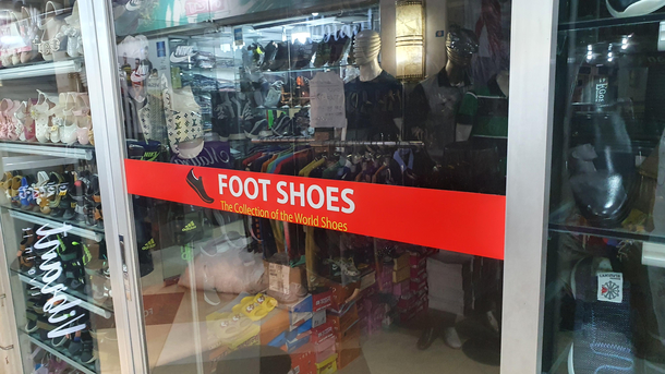 All I said was As opposed to whathand shoes Now my German friends wont talk to me