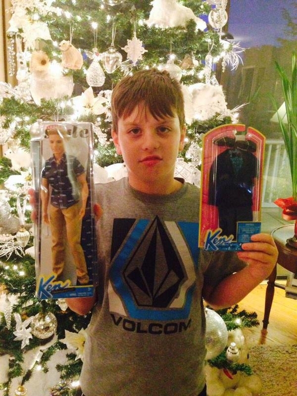 All my nephew wanted for Christmas was a Kindle and some clothes Uncle Jeff happily obliged